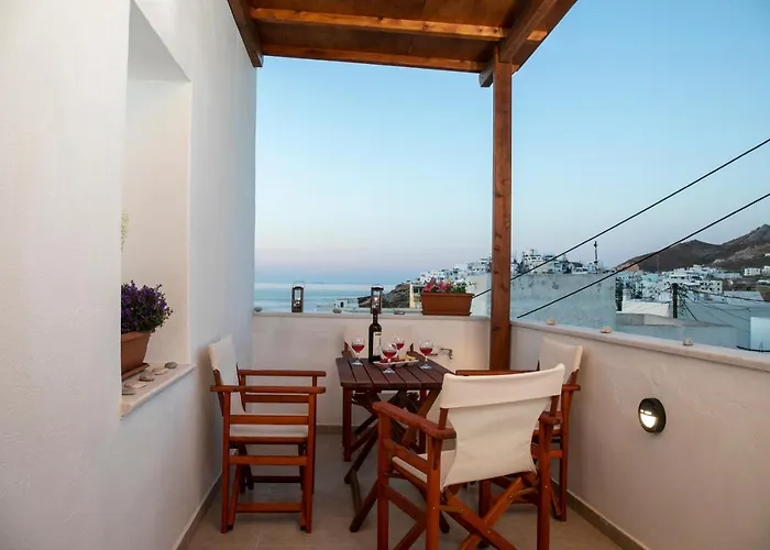 شقة Cycladic Sea View Mansion Near The Castle *